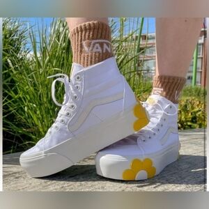 Vans Sneakers Sk8-Hi Sneakers Tapered Stackform Platform Floral Daisy High Top